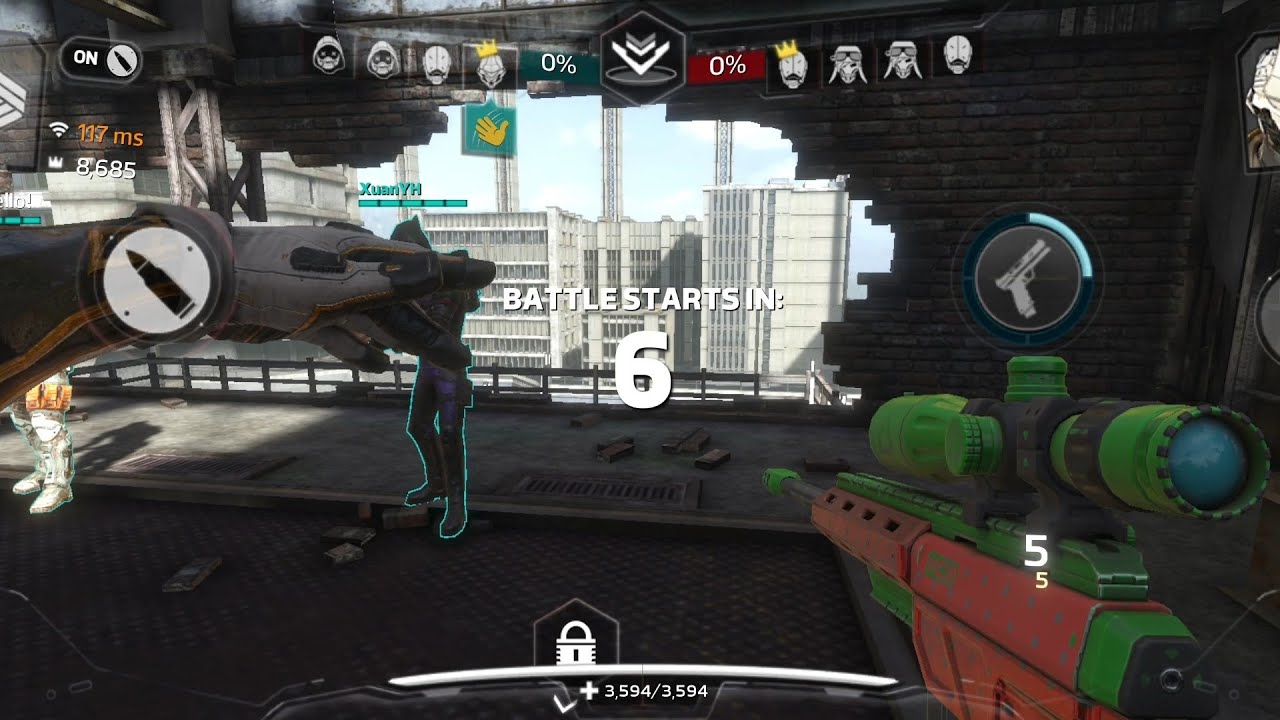 Modern Combat Versus MONARK 28 kills.