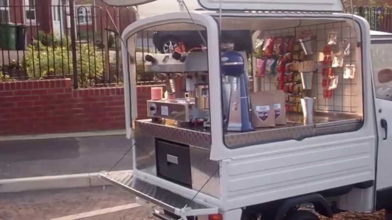 Piaggio Ape Coffee van from Coffee Latino