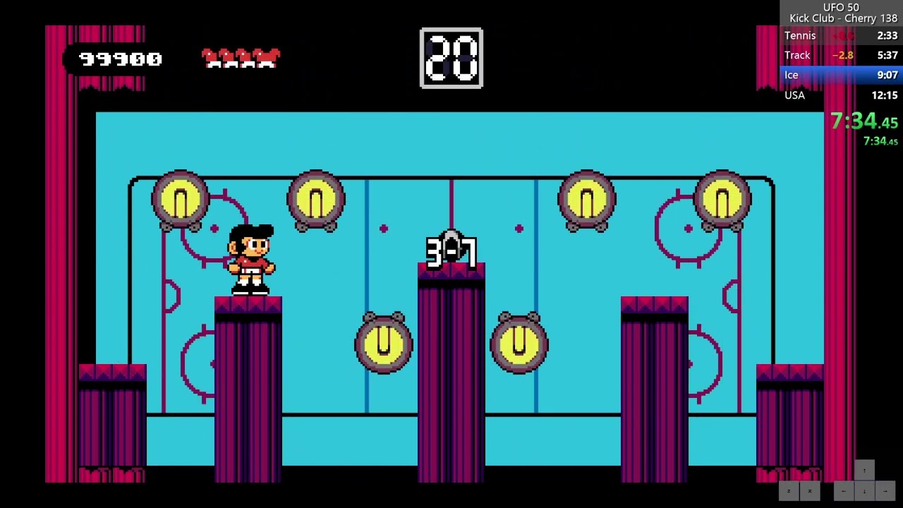 Kick Club (Cherry) Speedrun - 12:11 (Former WR) - UFO 50
