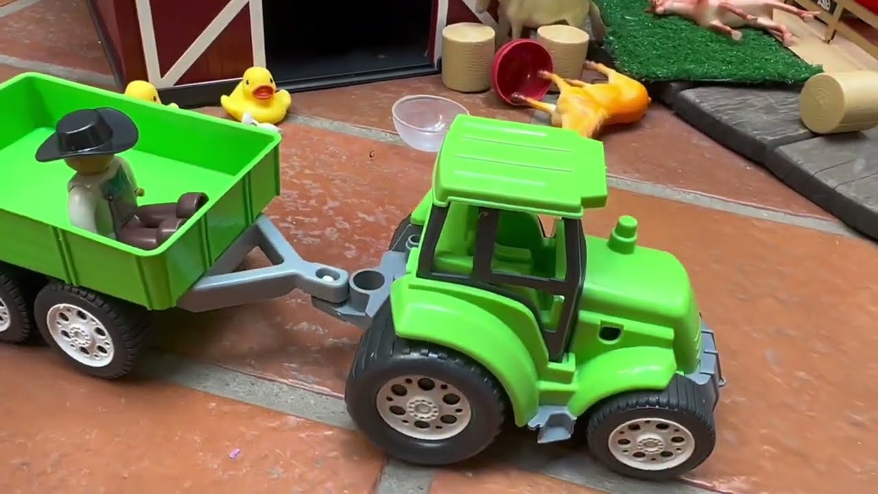 Os Melhores vídeos de Fazendinha de Brinquedo/ Vaca Boi Touro Cavalo Porco Cow Horse Ox Pig Farm Toy