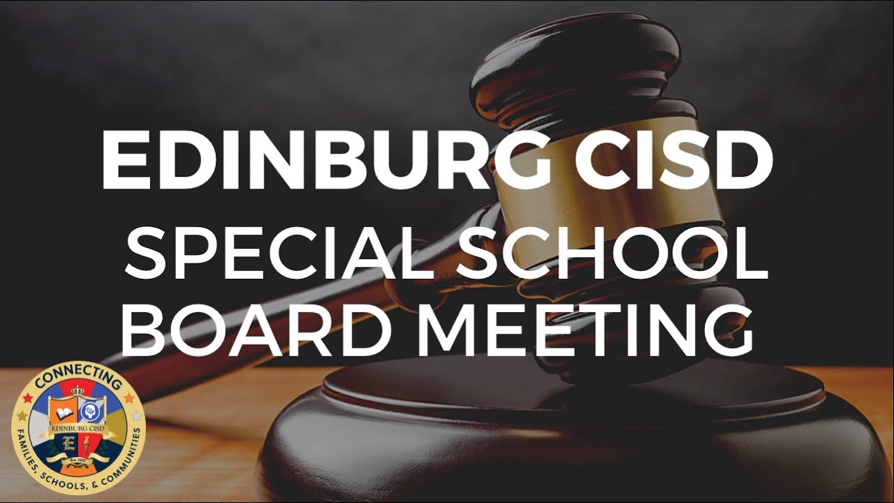 (08/19/2025) ECISD Special Called Board Meeting