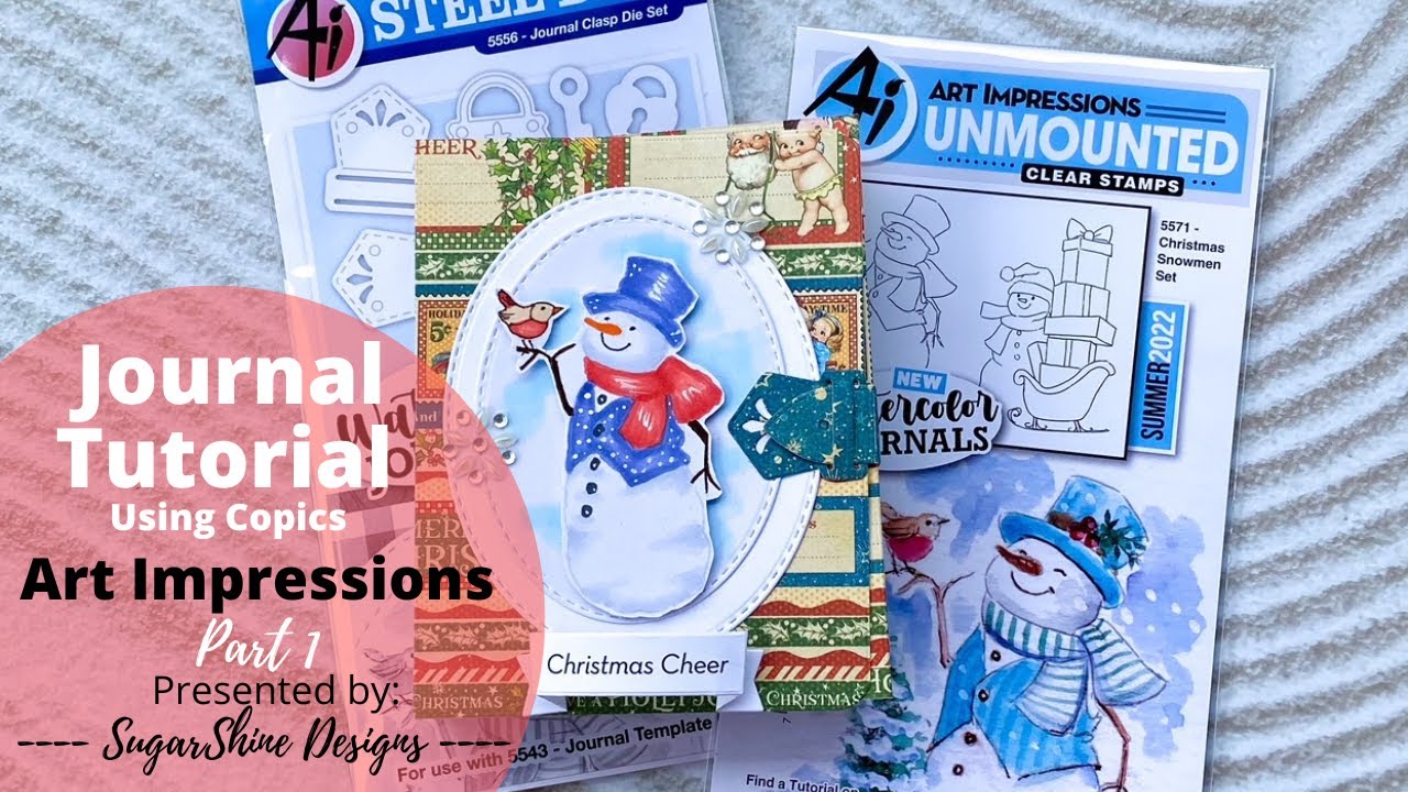 Art Impressions Journal Video Tutorial - Episode 1 - Journal Construction and Cover