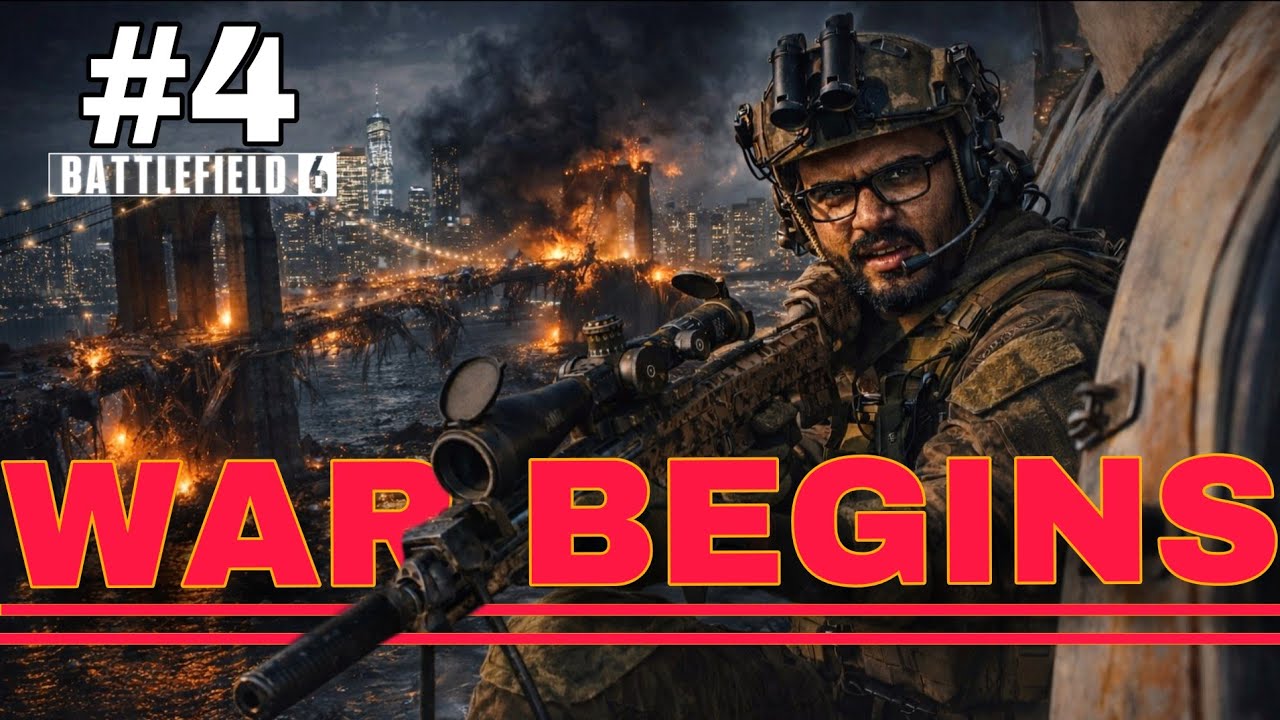 One Man Army vs Pax Brooklyn 😤 | Stop the Attack | Hindi Gameplay  |  Battlefield 6 EP 4