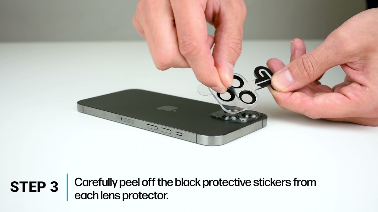 Power Theory iPhone 12 Pro Max Camera Lens Protector Installation Guide