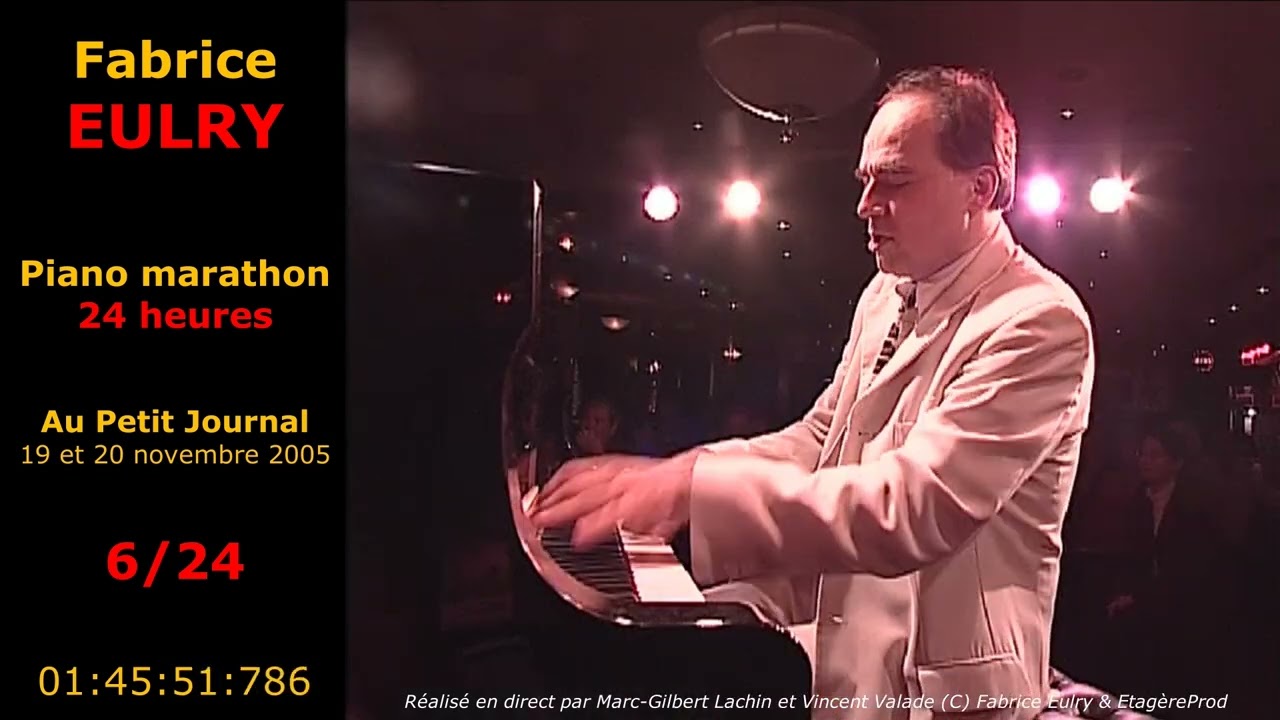 I got rythm (George Gershwin) Fabrice Eulry - piano marathon 2005 - piano stride (2nd part presto)