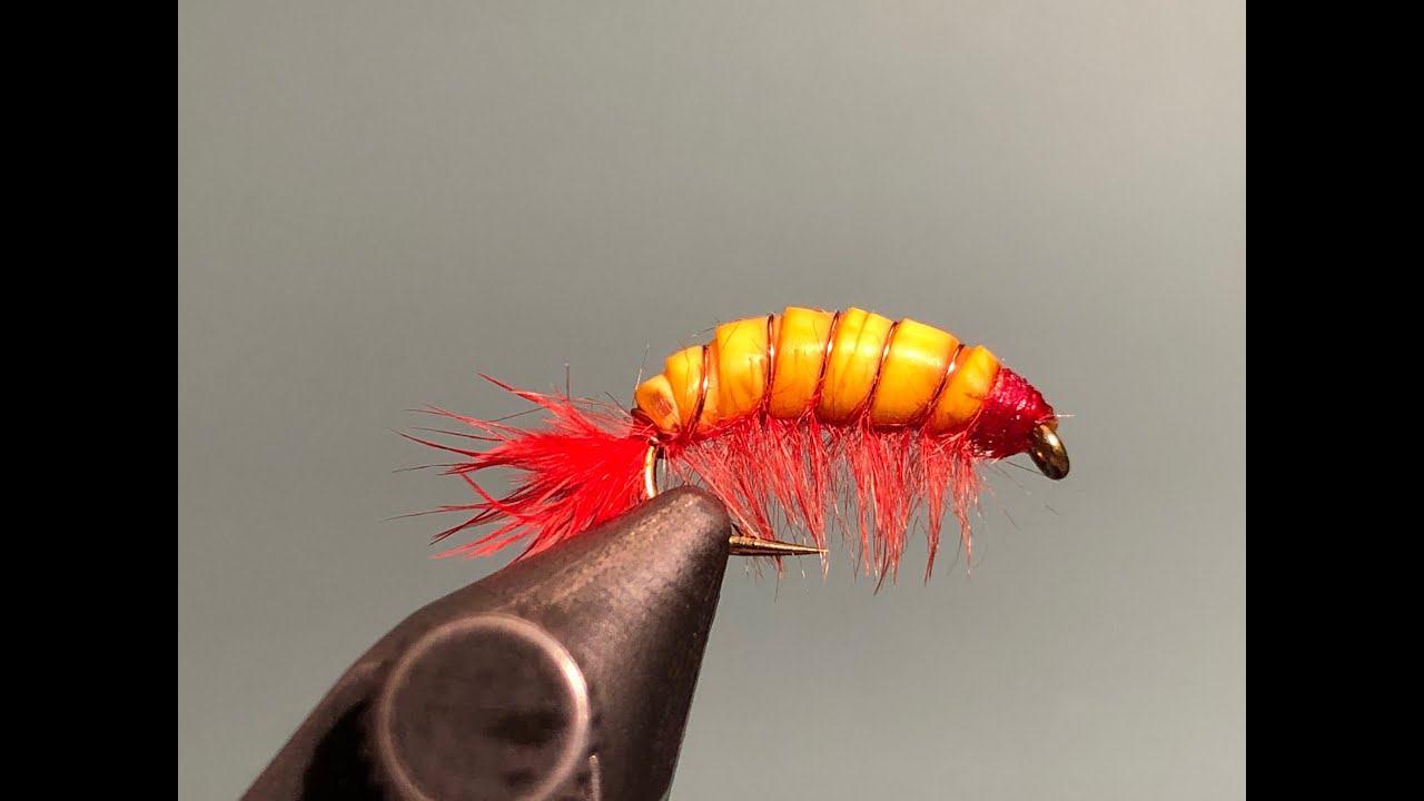 Зимняя нимфа для ловли форели на платнике Как связать от GM FLY