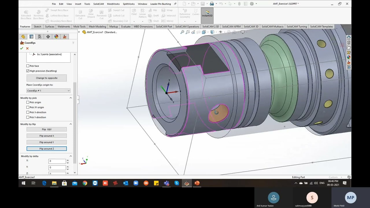 Solid Cam day 10| 4 Axis CNC programming #solidcam 2023 #cnc