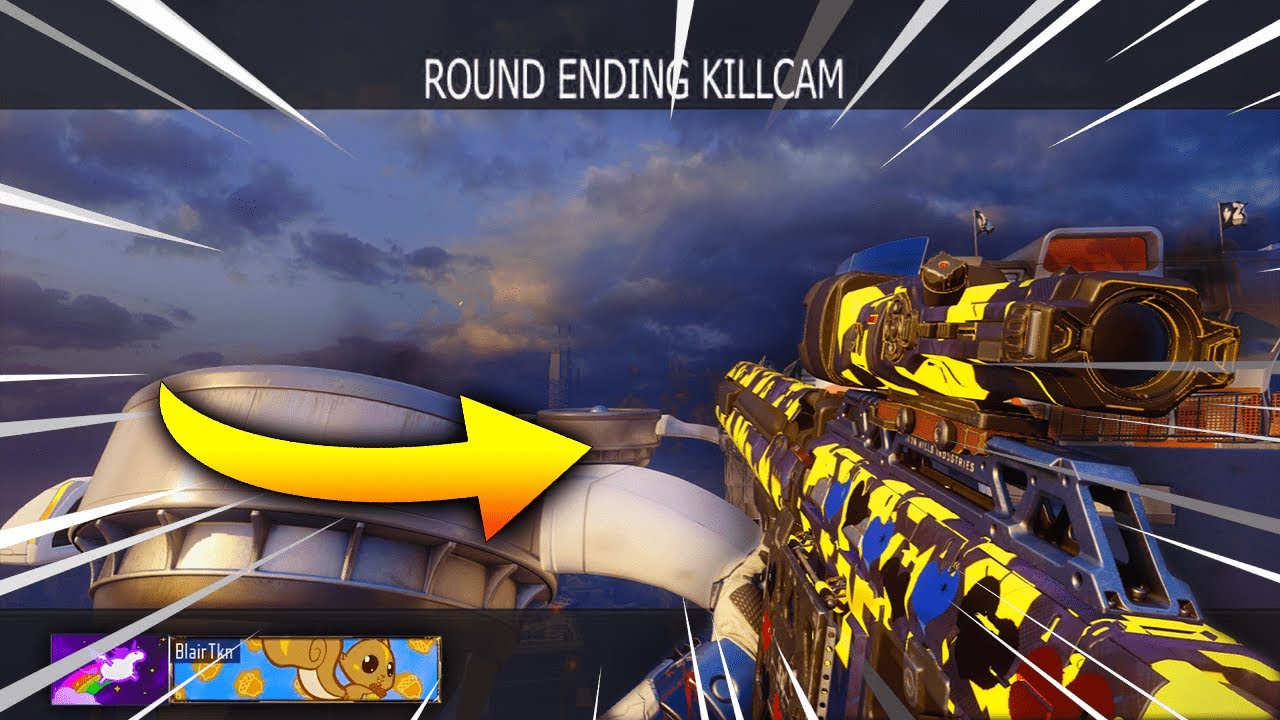 HE HIT THE WING SHOT! (3 Shots BO3 Trickshotting)