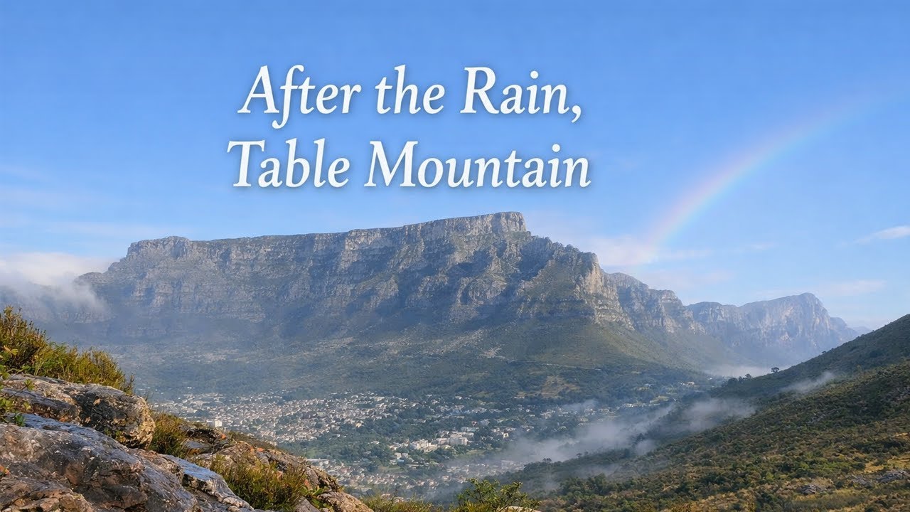 After the Rain, Table Mountain | 비온 뒤, 테이블 마운틴