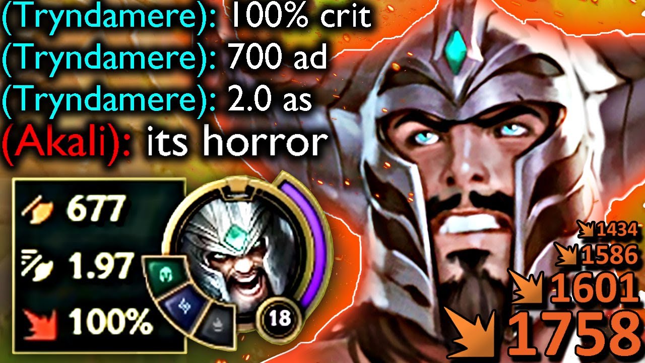 STRONGEST TRYNDAMERE EVER (WTF STATS)