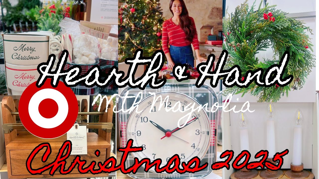 🌲HEARTH & HAND с рождественским приветствием Magnolia 2025 в Target! 🎯