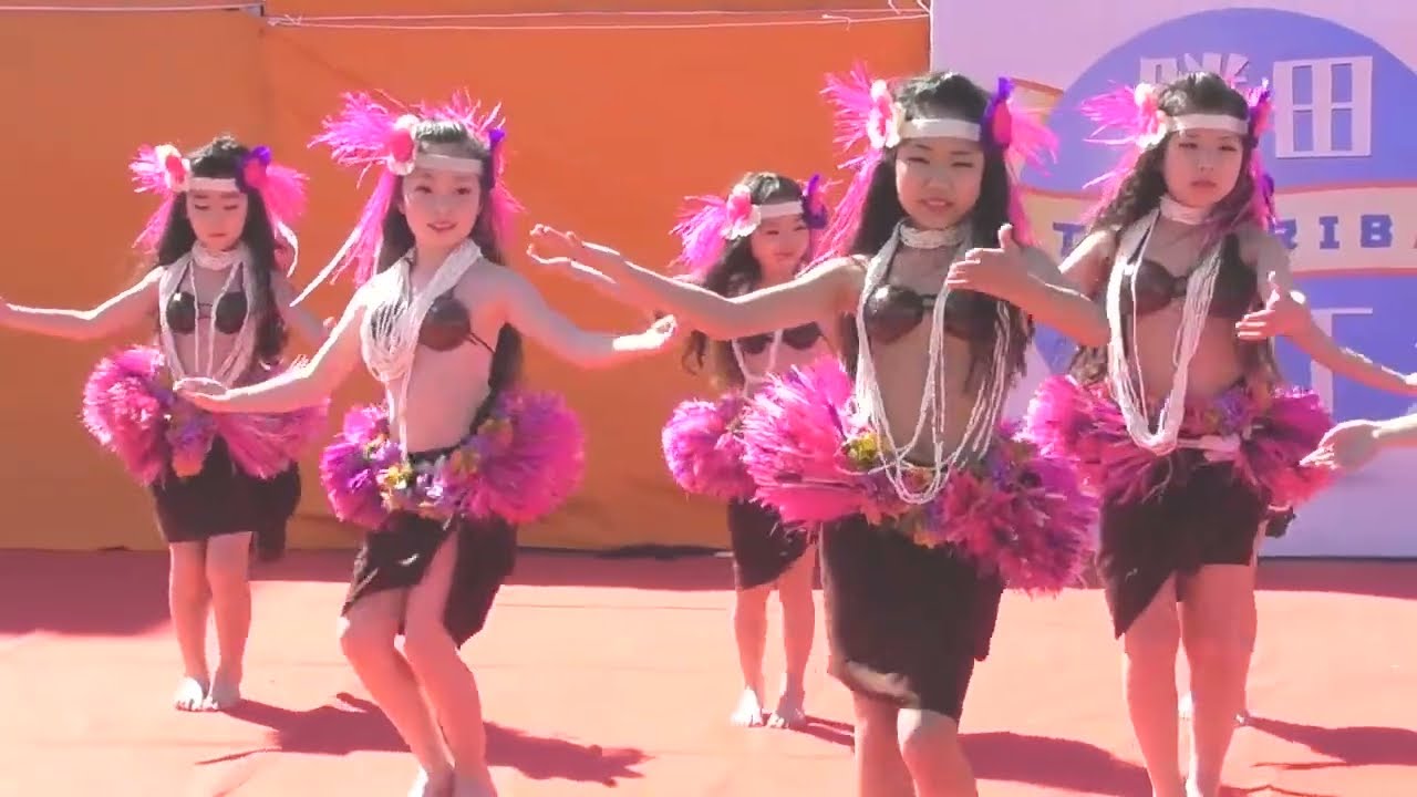 🌸＃エリーダンス　（＃フラダンス　,＃タヒチアンダンス ) ・ひたちなか第45回勝田タマリバ横丁2021 03 14