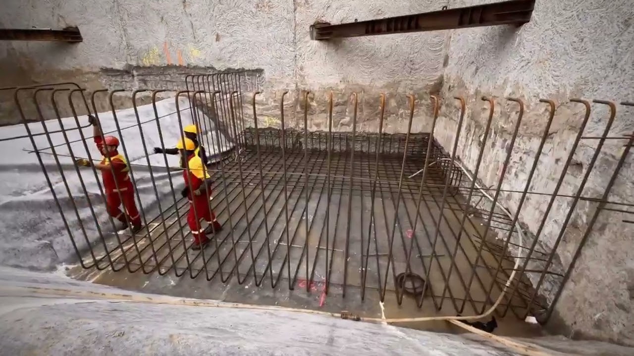 Baustellen, die mit BPA-Waterproofing Systems abgedichtet - DualProof  CEMflex