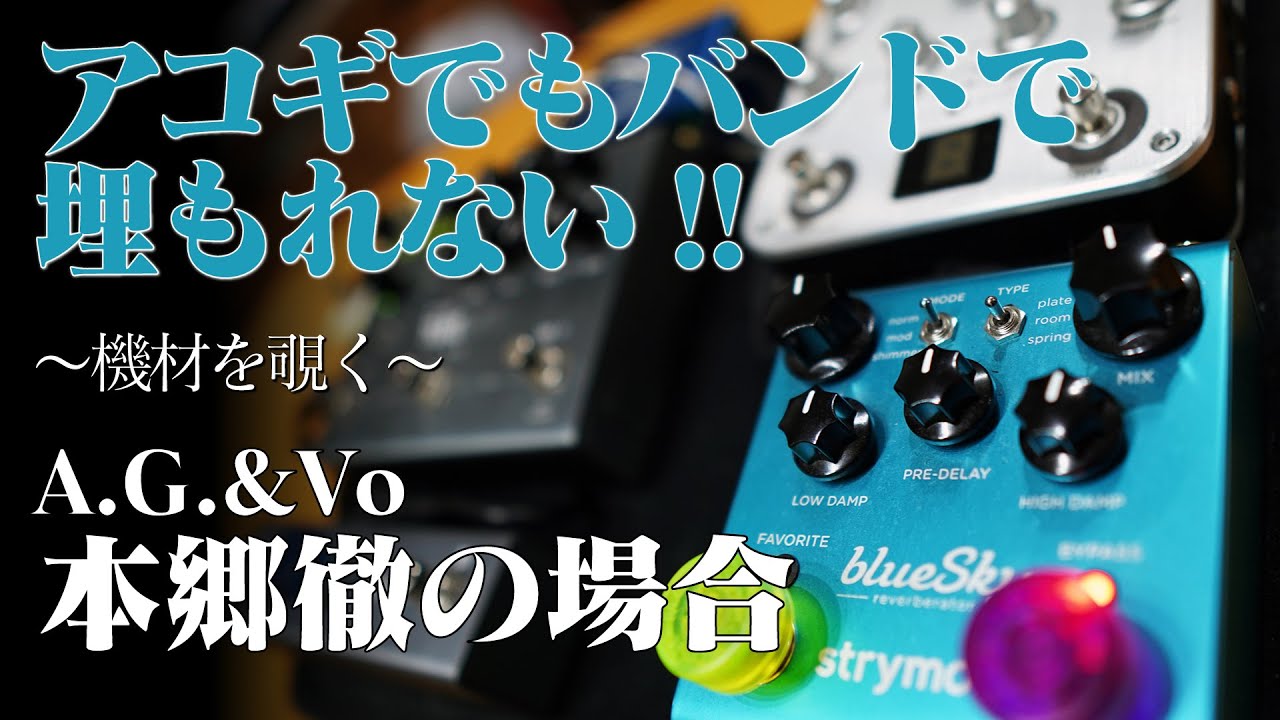 【機材紹介】ストライモンズなボードだけど肝はFISHMAN Aura Spectrum!?【エフェクターボード紹介 本郷徹】