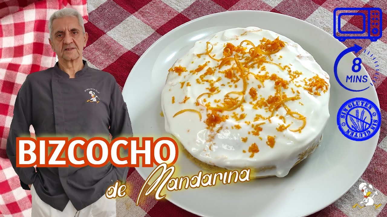 Bizcocho de Mandarina en 8 Minutos: ¡Sin Gluten y Al Microondas!