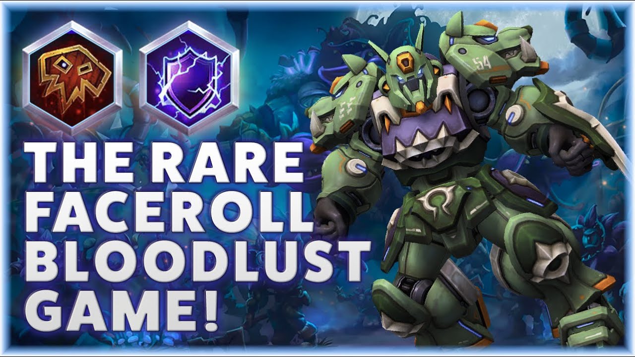 Rehgar Bloodlust - THE RARE FACEROLL BLOODLUST GAME! - Grandmaster Storm League