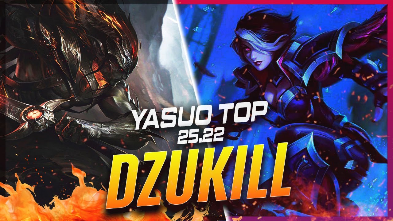Dzukill - Yasuo vs Fiora TOP Patch 25.22 - Yasuo Gameplay