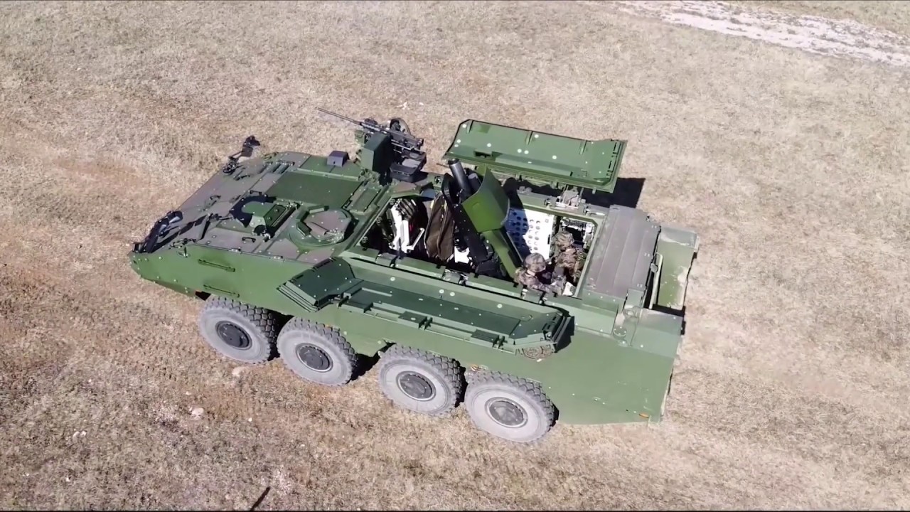 El Piranha V 8×8 de GDELS-Mowag portará el Mörser 16