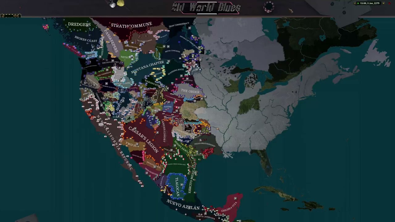 The Two Headed Bear Old World Blues Hoi4 Timelapse