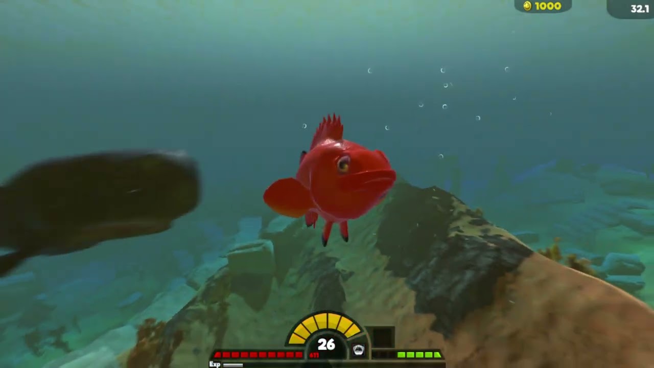 Feed & Grow  Fish Norway Red Fish Vs Megalodon