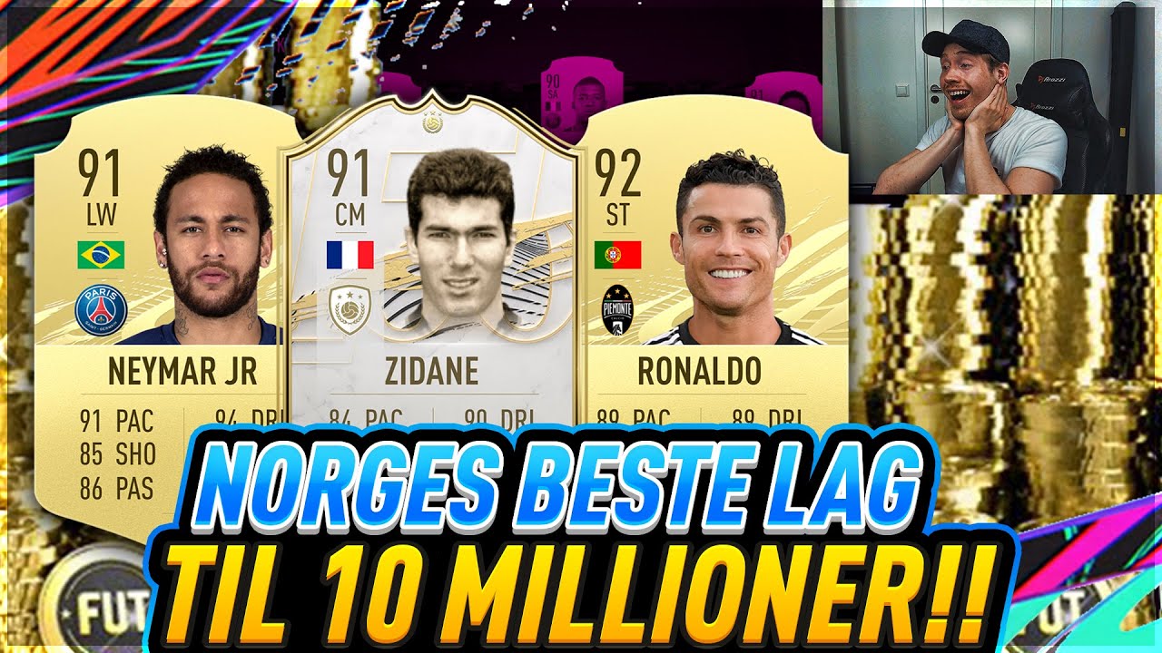 NORGES BESTE LAG p&aring; FIFA 21?!😳 *Johans Lag til 10 MILLIONER*💰