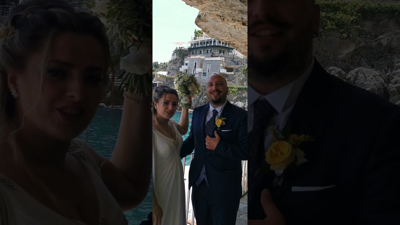 A Praiano un matrimonio speciale auguri a Emiliano e Ilaria di Castellammare di Stabia