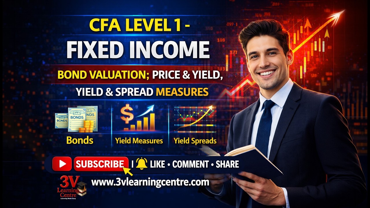 CFA Level 1 - Fixed Income: Bond Valuation; Price & Yield, Yield & Spread Measures