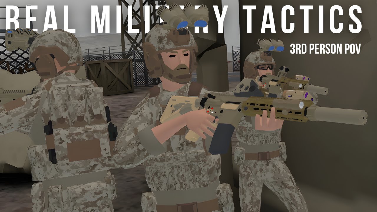 3 MAN KILLHOUSE CQB | TACTICAL ASSAULT VR 3RD PERSON POV GAMEPLAY