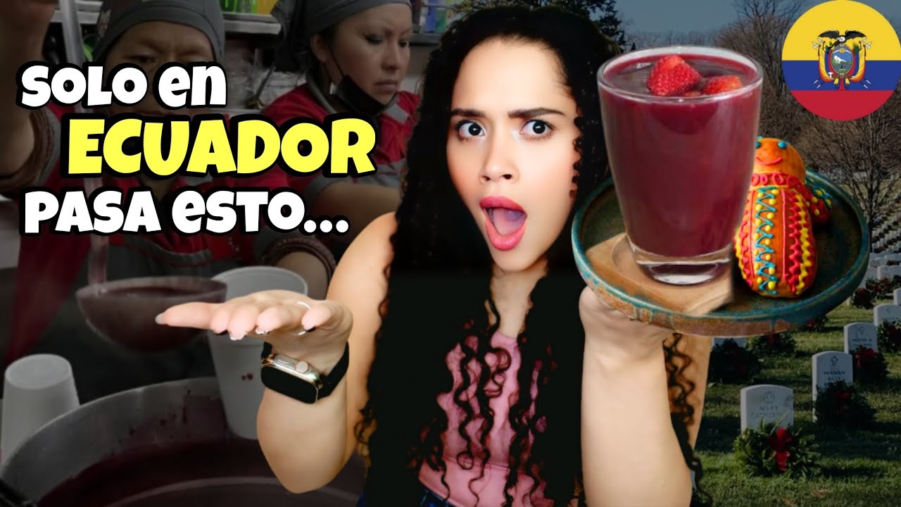 Probé la COLADA MORADA más TRADICIONAL de ECUADOR 🇪🇨😱 ¡Su historia me sorprendió!@AlinelReyes