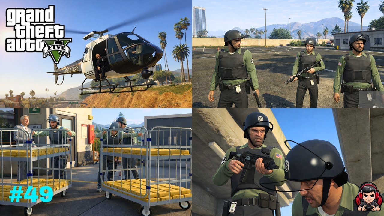 $200 MILLION BIG HEIST EVER ! GTA V ENHANCED GAMEPLAY #49