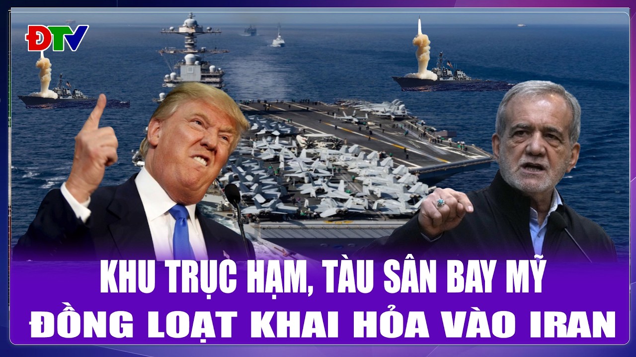 THỜI SỰ QUỐC TẾ TRƯA 5/3: Khu trục hạm, tàu sân bay Mỹ đồng loạt khai hỏa vào Iran| Điện Biên TV