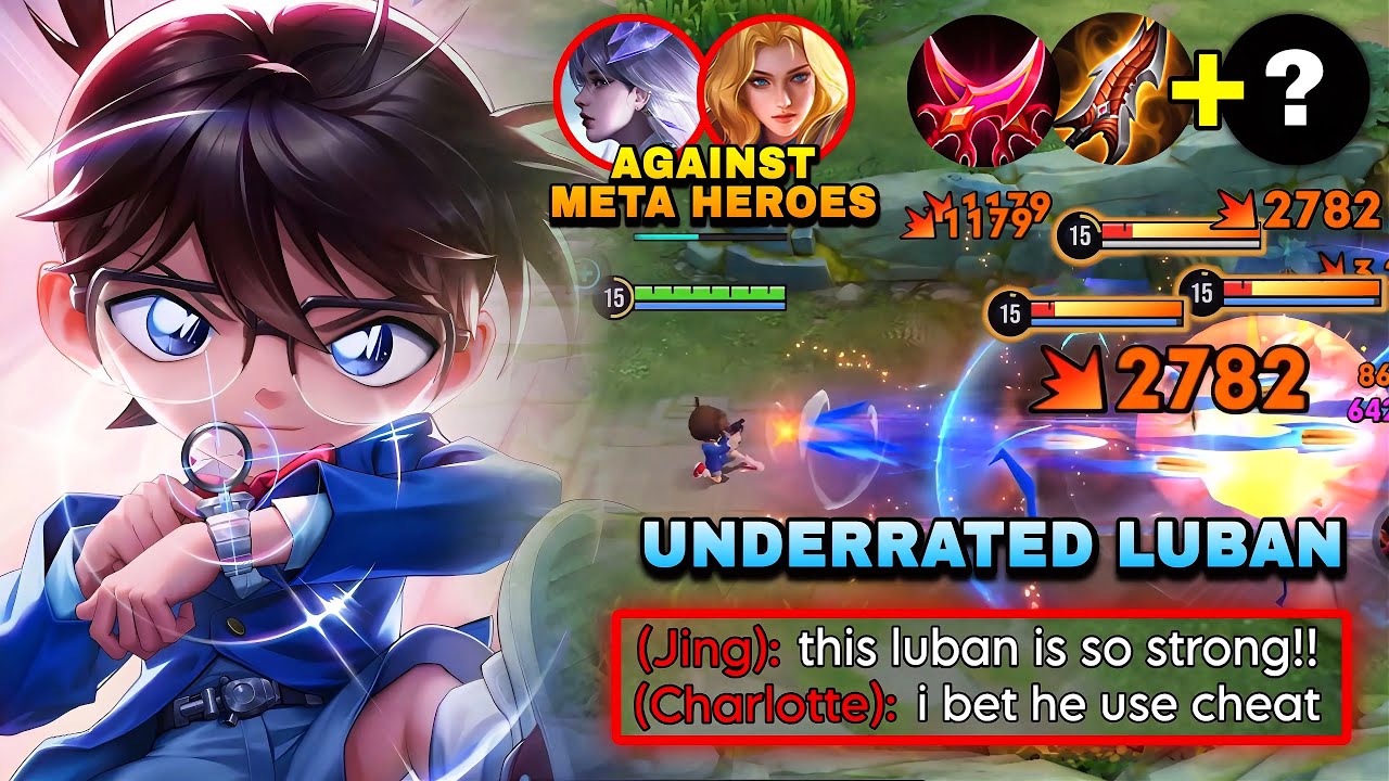 UNDERRATED MARKSMAN LUBAN AGAINST META HEROES JING & CHARLOTTE! | LUBAN BEST BUILD & ARCANA