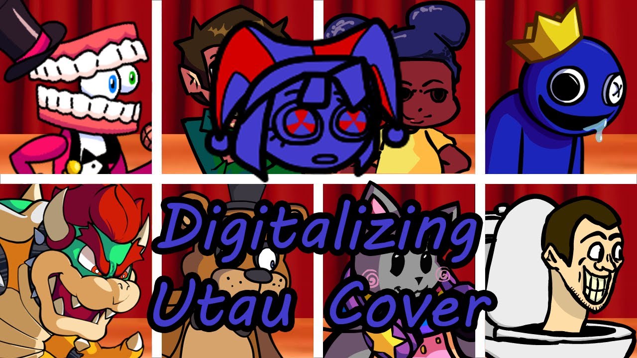 Digitalizing but Every Turn a Different Character Sings (FNF Digitalizing Everyone) - [UTAU Cover]