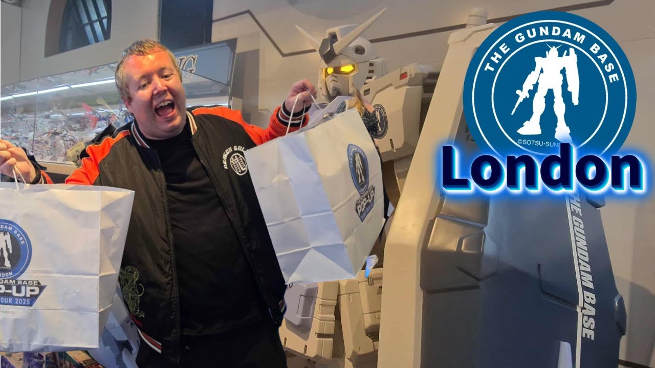 Gundam Base World tour Pop-up London Preview event First look and Gundam haul