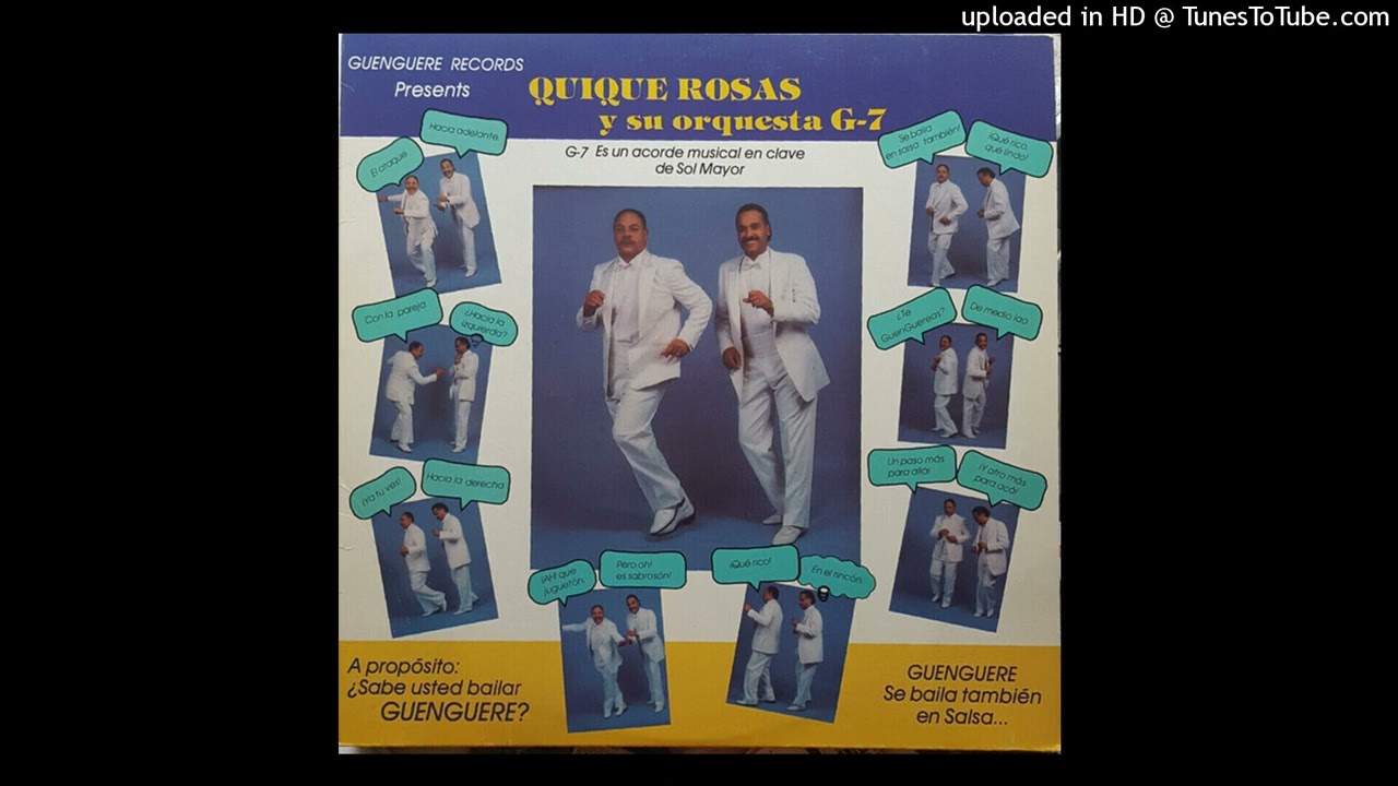 A SANTURCE - QUIQUE ROSAS Y SU ORQUESTA G-7 - 1988 - ALBUM # 25 - TEMA : 488