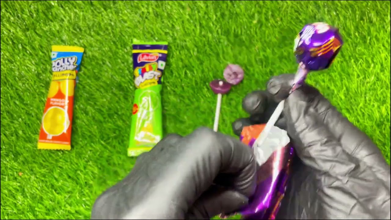 ASMR: Satisfying video Asmr lollipops candy and chocolate gummy candy unboxing video Asmr #asmr