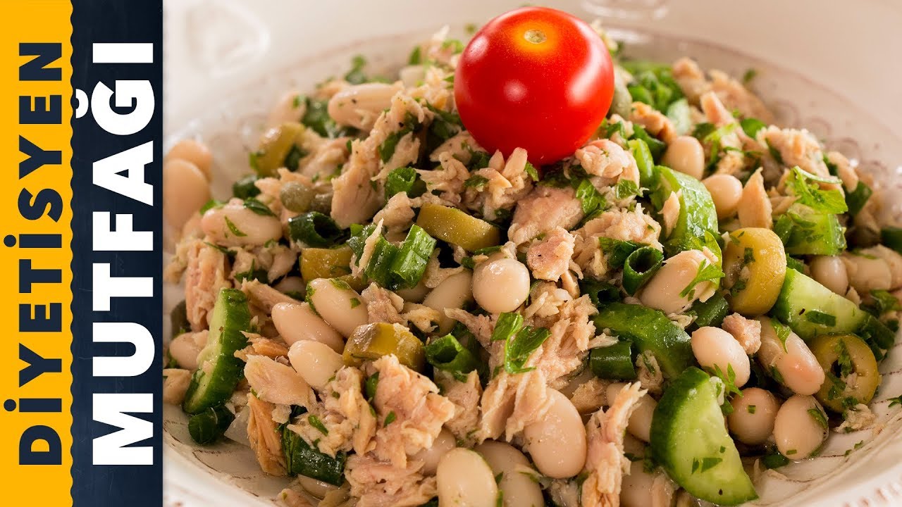 Ton Balıklı Salata Tarifi | Doyurucu Piyaz | Diyetisyen Mutfağı