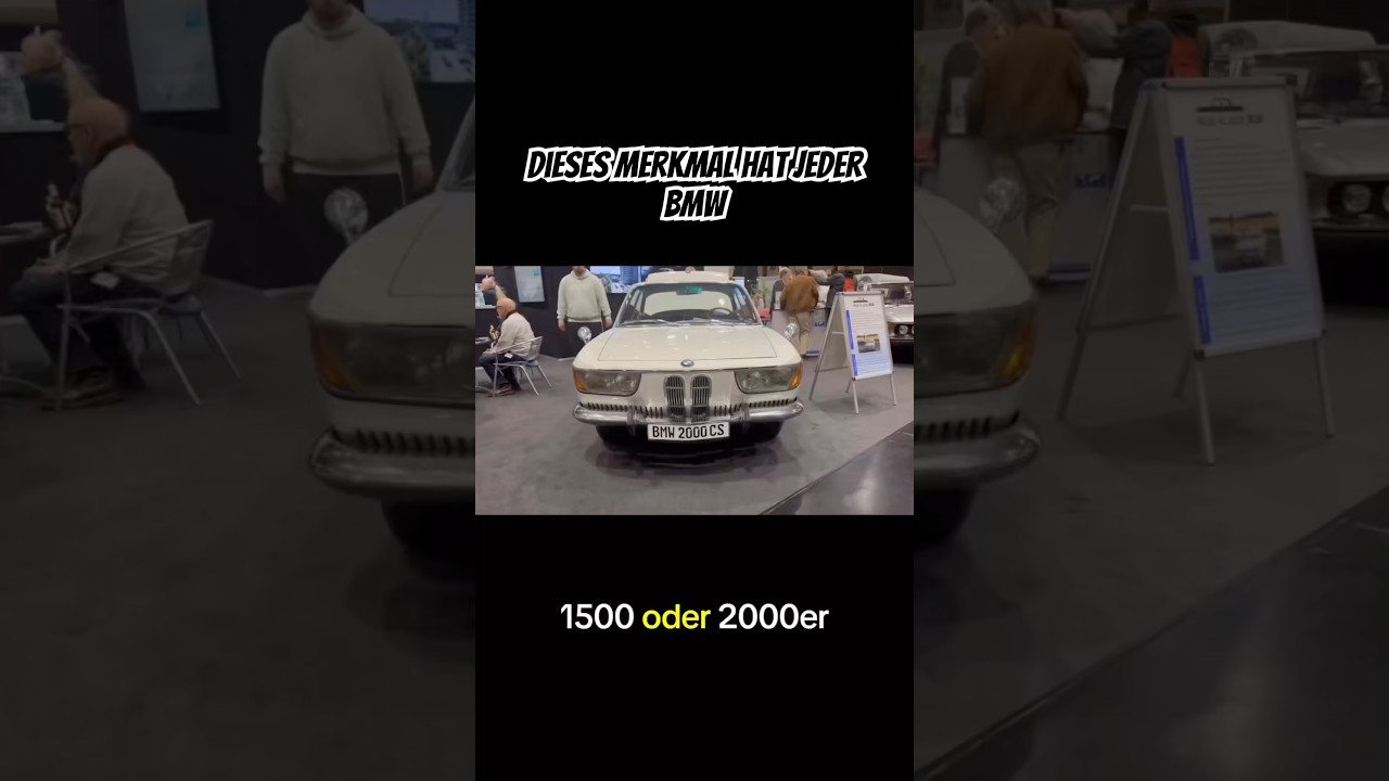Der legend&auml;re &bdquo;Hofmeister Knick&ldquo; bei BMW #hofmeister #coupe #oldtimer #wissen #lernen #messe