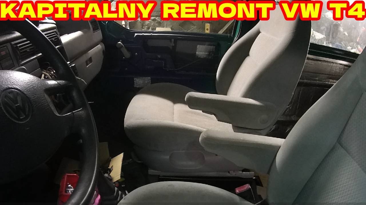 REMONT VW T4 #38| Takich foteli nie spotyka się na co dzień w T4.