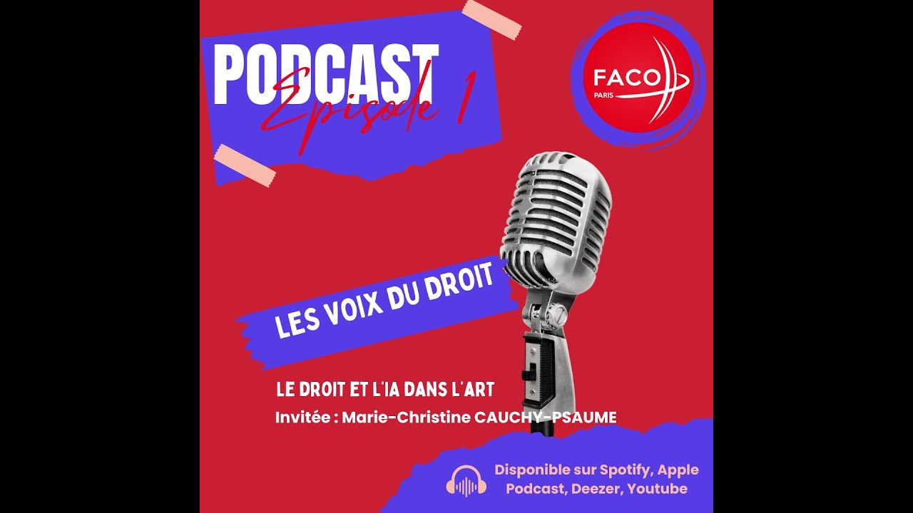 Podcast LES VOIX DU DROIT   IA ET L ART