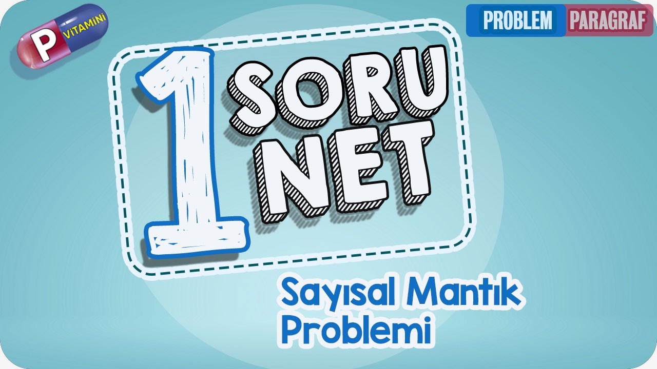 1 Soru 1 Net: Sayısal mantık Problemi  | P Vitamini Kampı 2020 | Rehber Matematik #pvitamini