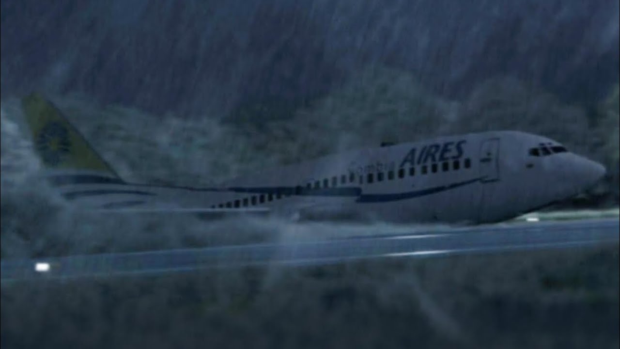 AIRES Colombia Flight 8250 - Crash Animation