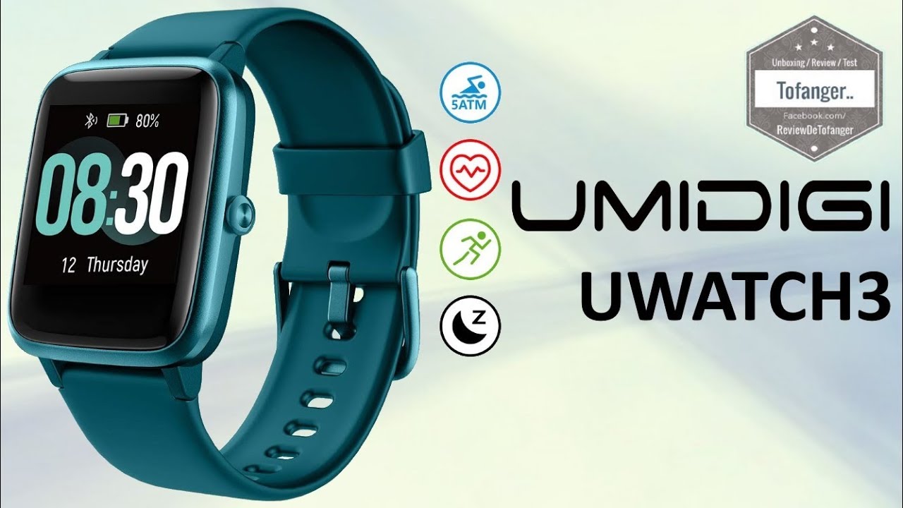 UMIDIGI Uwatch3 Watch - Умные часы Umidigi - VeryfitPro - IP68 - ID205L - Распаковка