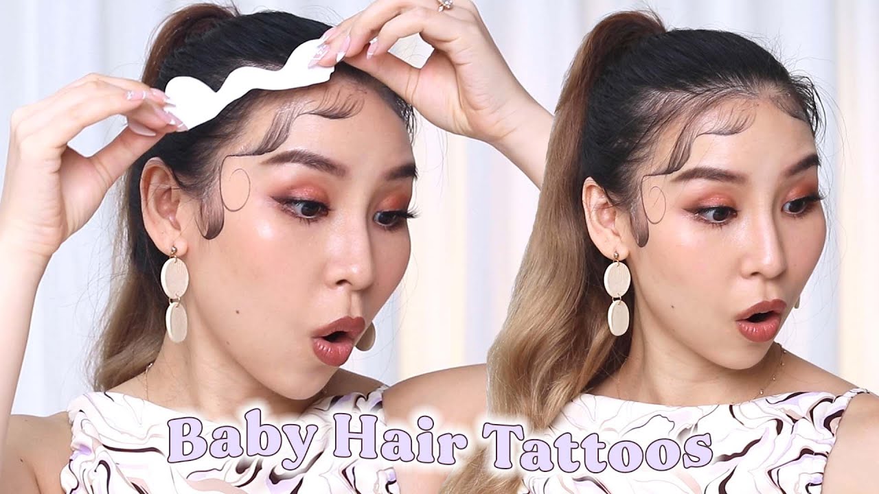 I Tried Baby Hair Tattoos 😳 | TINA TRIES IT