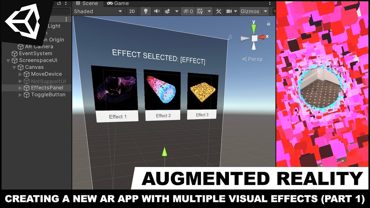 Unity3d with AR Foundation - Creating A VFX AR Mobile Application (Part 1)