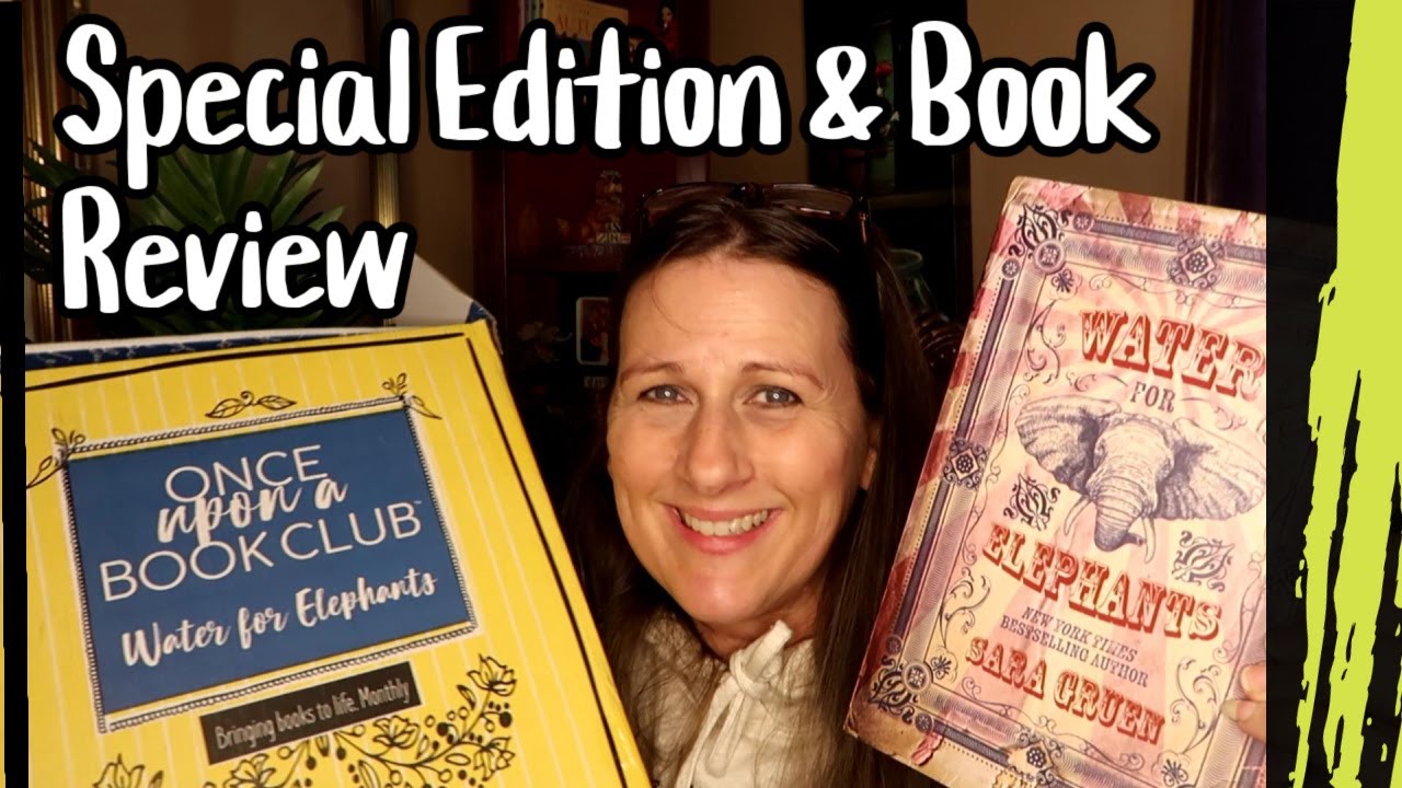 Once Upon a Book Club Water for Elephants UNBOXING with My Book Review 5 Gifts were inside this box!