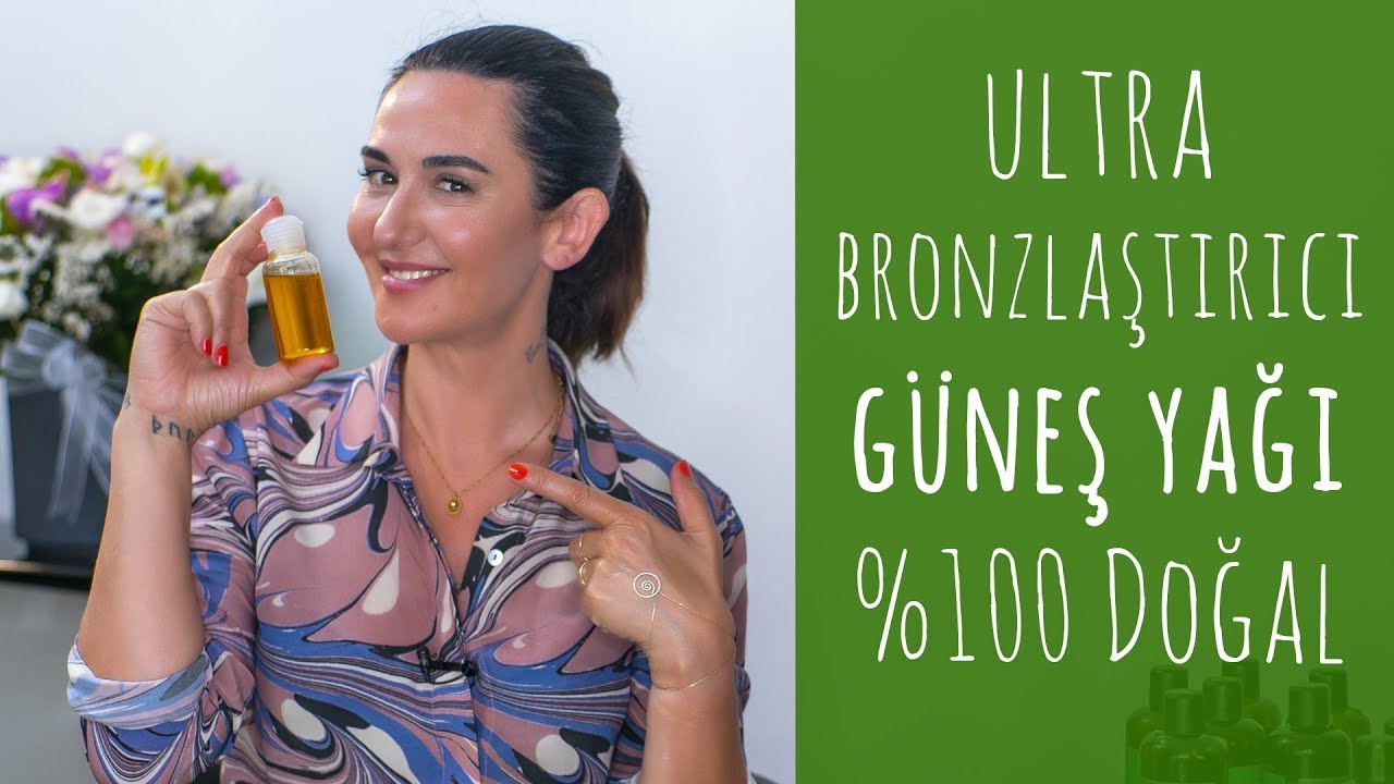 Ultra Bronzlaştırıcı Güneş Yağı I %100 Doğal