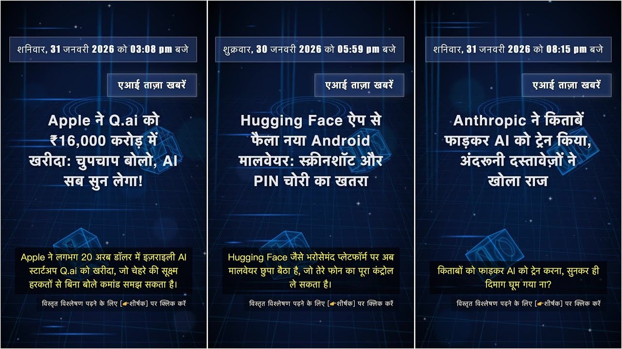AI तकनीकी समाचार: सोमवार, 2 फ़रवरी 2026 को 05:00 pm बजे #QixNewsAI