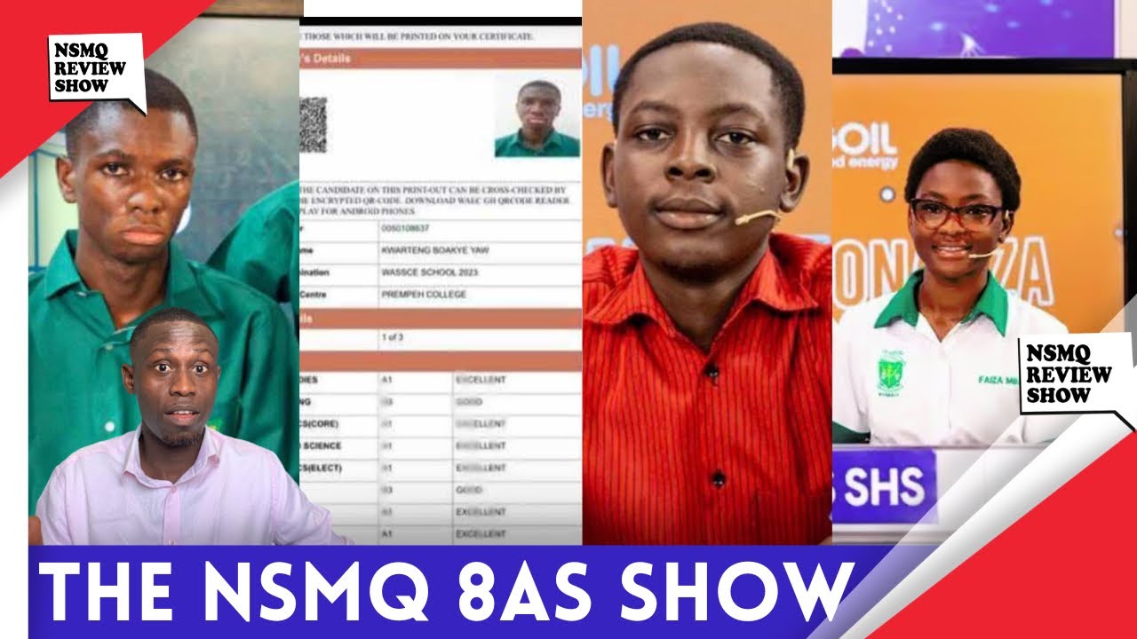 NSMQ 2023 Contestants Drop Their WASSCE 2023 Results and it’s F!re 🔥🤯