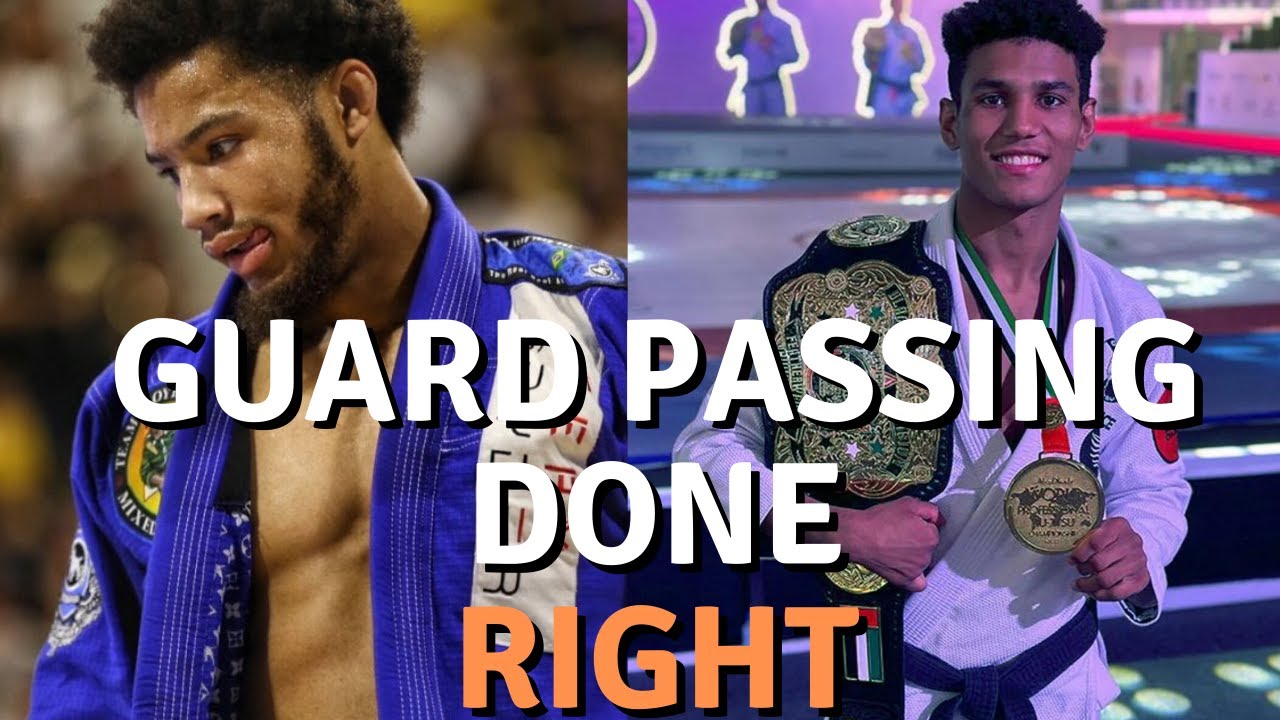Guard Passing Principles - Utilizing Side to Side and Level changes [A BJJ Competition Analysis]